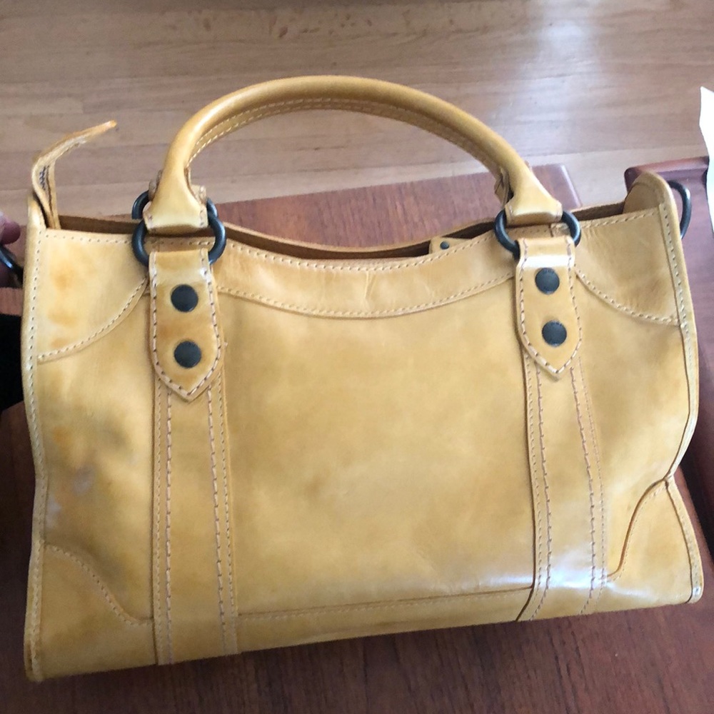 Frye Melissa Satchel Sunflower